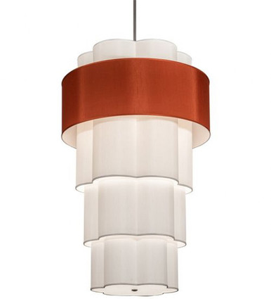 Cilindro 8 Light 4 Tier Pendant 115 x 36 Inches by Meyda Tiffany - 124490