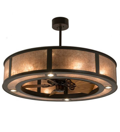 Smythe Craftsman 4 Light Fandelier 30.5 In H and 45 In W by Meyda Tiffany - 177662
