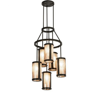 Cartier 6 Light Cascading Chandelier 60 x 24 Inches by Meyda Tiffany - 233898