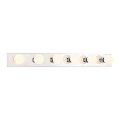 Bellisse 6 Light Bath Vanity 4.25 Inch Tall and 36 Inch Wide by Millennium - 96106-CH