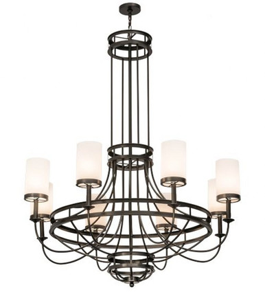 Saxony 8 Light Chandelier 77 x 60 Inches Wide by Meyda Tiffany - 171146