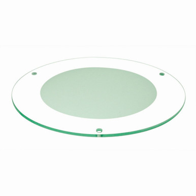 Eight Inch Glass Shade with Open Center by Nora - NTG-8CF