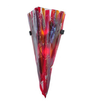 Metro Fusion Lava 2 Light Wall Sconce 16 x 8 Inches by Meyda Tiffany - 108291
