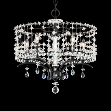 Bella Rose 5 Light Small Chandelier by Schonbek - TC1018N