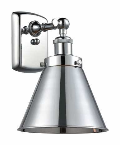 Appalachian 1 Light Wall Sconce 10.5 Inch Tall by Innovations - 916-1W-PC-M13-PC