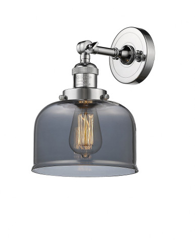 Bell 1 Light Adjustable Wall Sconce 12 Inch and 8 Inch Wide by Innovations - 203-PC-G73