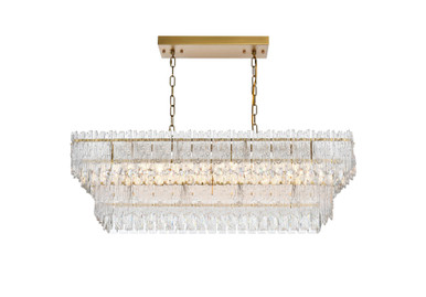 Emilia 6 Light Chandelier 12.5 Inch Tall and 14 Inch Wide by Elegant - 1780G37
