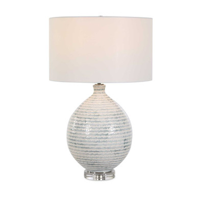Clary 1 Light Horizontally Striped Table Lamp 26.5 Inch Tall by Uttermost - 30680