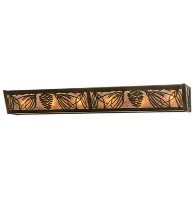 Mountain Pine 6 Light Bath Vanity 4.5 x 36 Inch by Meyda Tiffany - 14188