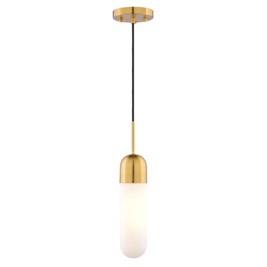 Thalia 1 Light Mini Pendant 15.5 Inch Tall and 4.75 Inch Wide by Vaxcel - P0420