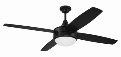 Phaze II 4 Blade Ceiling Fan with Light Kit 52 Inch Wide by Craftmade - PHZ52-4