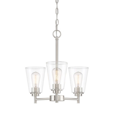 Westin 3 Light Small Chandelier by Designers Fountain - 95783