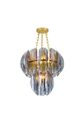 Anatase 5 Light Chandelier 24.25 Inch Tall and 24 Inch Wide by Corbett - 518-24-VGL