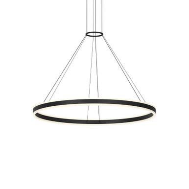 Double Corona 102W 2 LED Pendant 2.75 Inch and 47.25 Inch Wide by Sonneman - 2307-J20