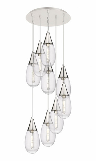 Malone 9 Light Cord Large Pendant by Innovations - 119-450-1P-G450-6