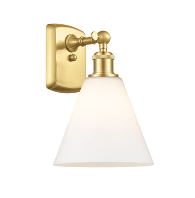 Berkshire Glass 1 Light Wall Sconce 11 Inch and 8 Inch Wide by Innovations - 516-1W-SG-GBC-81