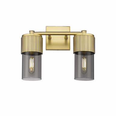Bolivar 2 Light Vanity Light 13.5 Inch Wide by Innovations - 428-2W-G428-7