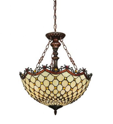 Jeweled Katherine 3 LED Large Pendant by Meyda Tiffany - 124835