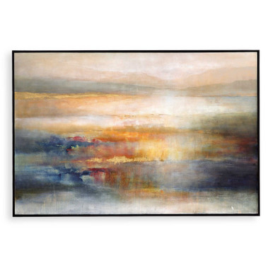 Seafaring Dusk 61 Inch Hand Painted Abstract Wall Art by Uttermost - 32286