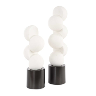 Symmetry Sculpture (Set of 2) 18 Inches Tall X 4.5 Inches Wide by Uttermost - 18198