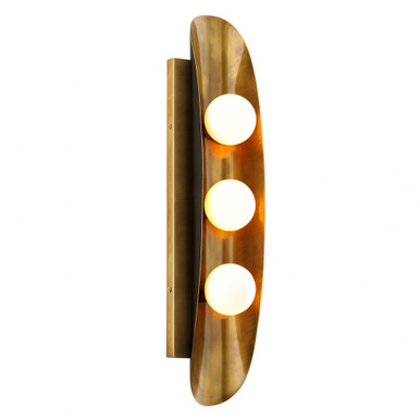 Hopper 3 Light Wall Sconce by Corbett - 271-13-VB/BBR