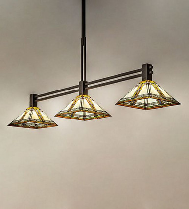 Nevada 3 Light Island Pendant 60 x 14 Inches by Meyda Tiffany - 268262
