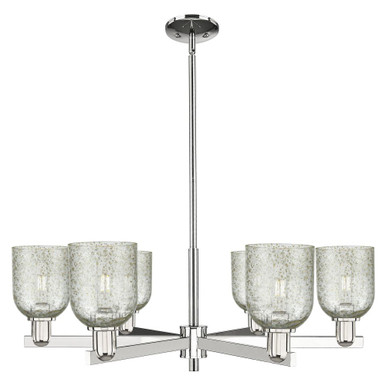 Caledonia 6 Light Stem Hung Chandelier 11 Inch X 34.75 Inch by Innovations - 716-6CR-G25