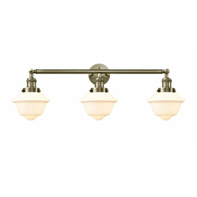 Oxford 3 Light Bath Vanity 10 Inch Tall and 34 Inch Wide by Innovations - 205-AB-G531