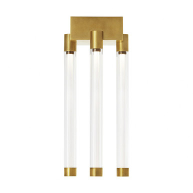 Phobos 94W 4 LED 5.6 Inch Wide Flush Mount by Visual Comfort Modern - 700FMPHB6BZ-LED927