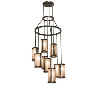Cartier 9 Light Cascading Chandelier 80 x 30 Inch by Meyda 245270 - 245270