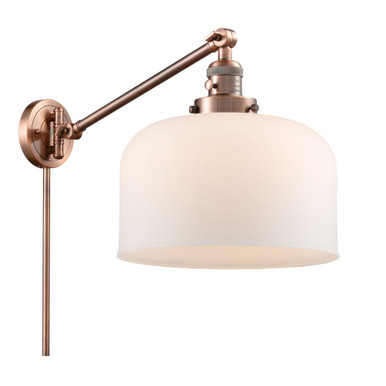 Bell 100W 1 LED Adjustable Swing Arm Wall Sconce 13 X 12 by Innovations - 237-G7-L-LED