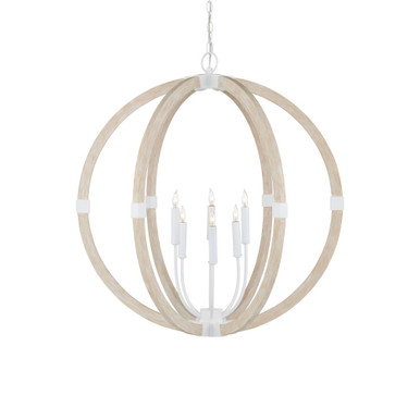 Bastian 6 Light Large Chandelier by Currey Company - 9000-1131