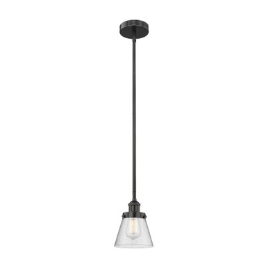 Cone 1 Light Stem Down Mini Pendant 8.5 and 6.25 Inch Wide by Innovations - 616-1SH-G6