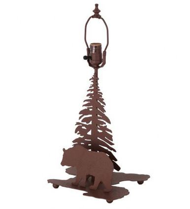Northwoods Lone Bear 1 Light Table Lamp Base by Meyda Tiffany - 29156