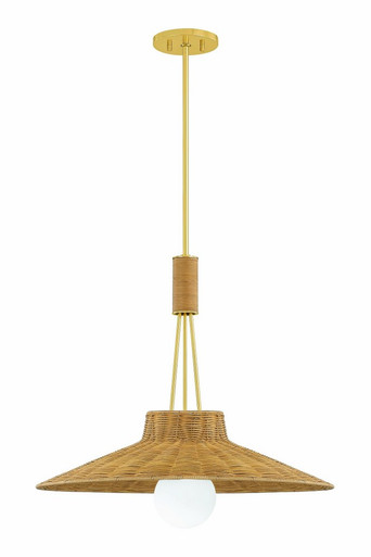 Laudine 1 Light Large Pendant by Mitzi - H921701-AGB