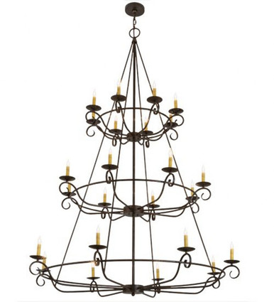 Estrella 24 Light 3 Tier Chandelier 89 x 60 by Meyda Tiffany - 166524