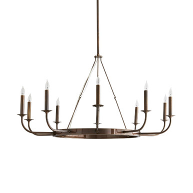 Berlin 10 Light Oversized Chandelier by Arteriors - 8963-10LC