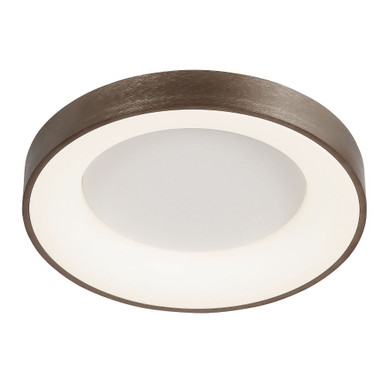 Acryluxe Sway 1 Light 24 Inch Wide Flush Mount by Justice Design - ACR-4052-OPAL-LTBZ