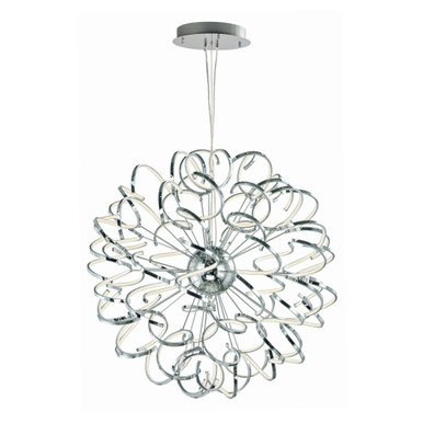 Chaos 242W 1 LED Light Oversized Pendant by ET2 - E21413-PC