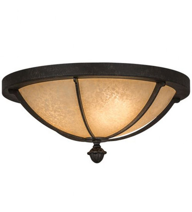 Dominga 3 Light Flush Mount 7.5 x 16 In by Meyda Tiffany - 163088