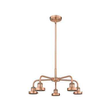 Ballston Urban 5 Light Chandelier 9.25 Tall and 21.38 Wide by Innovations - 916-5CR-AC