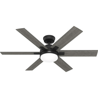 Georgetown 6 Blade Ceiling Fan with Light Kit 52 Inch Wide by Hunter Fans - 52783