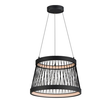 Loom 42W 2 LED Large Pendant by ET2 - E20982-BK
