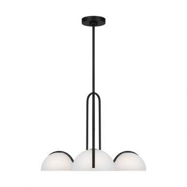 Nido 3 Light Medium Chandelier by Visual Comfort Studio - KC1133MBK
