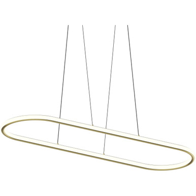 Luna 2 LED Pendant 1.5 Inch Tall and 61.5 Inch Wide by Sonneman - 2243