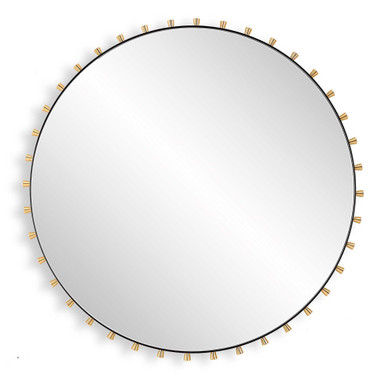 Cosmopolitan Round Mirror 37.38 Inch Tall and 37.38 Inch Wide by Uttermost - 09936