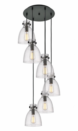 Newton Bell 6 Light Large Pendant by Innovations - 116-410-1PS-G412-8