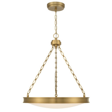 Cameron 40W 1 LED Pendant 28 Inch Tall and 24 Inch Wide by Golden - 1700-24