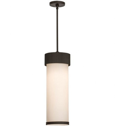 Cilindro Corrugated 1 Light Pendant 39.5 x 8 Inches by Meyda Tiffany - 149256