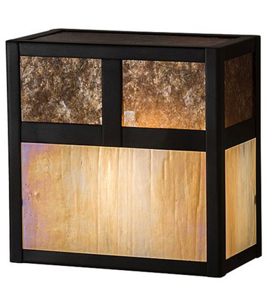 Hyde Park T Mission 1 Light Wall Sconce 8 x 8 In by Meyda Tiffany 194881 - 194881